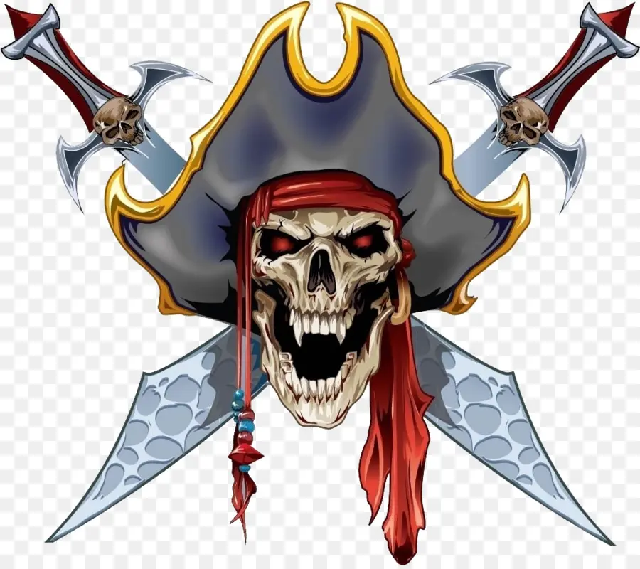 Calavera Pirata，Sombrero PNG