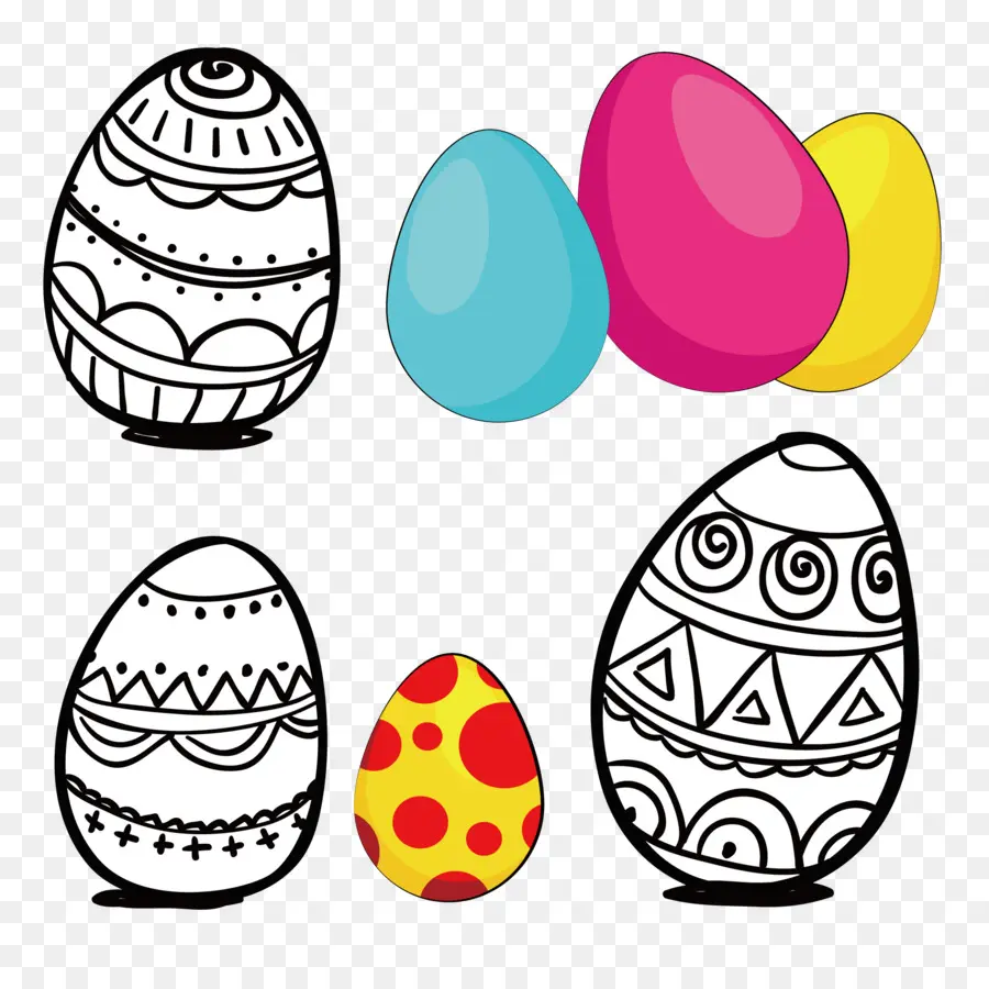 Huevos De Pascua，Vistoso PNG