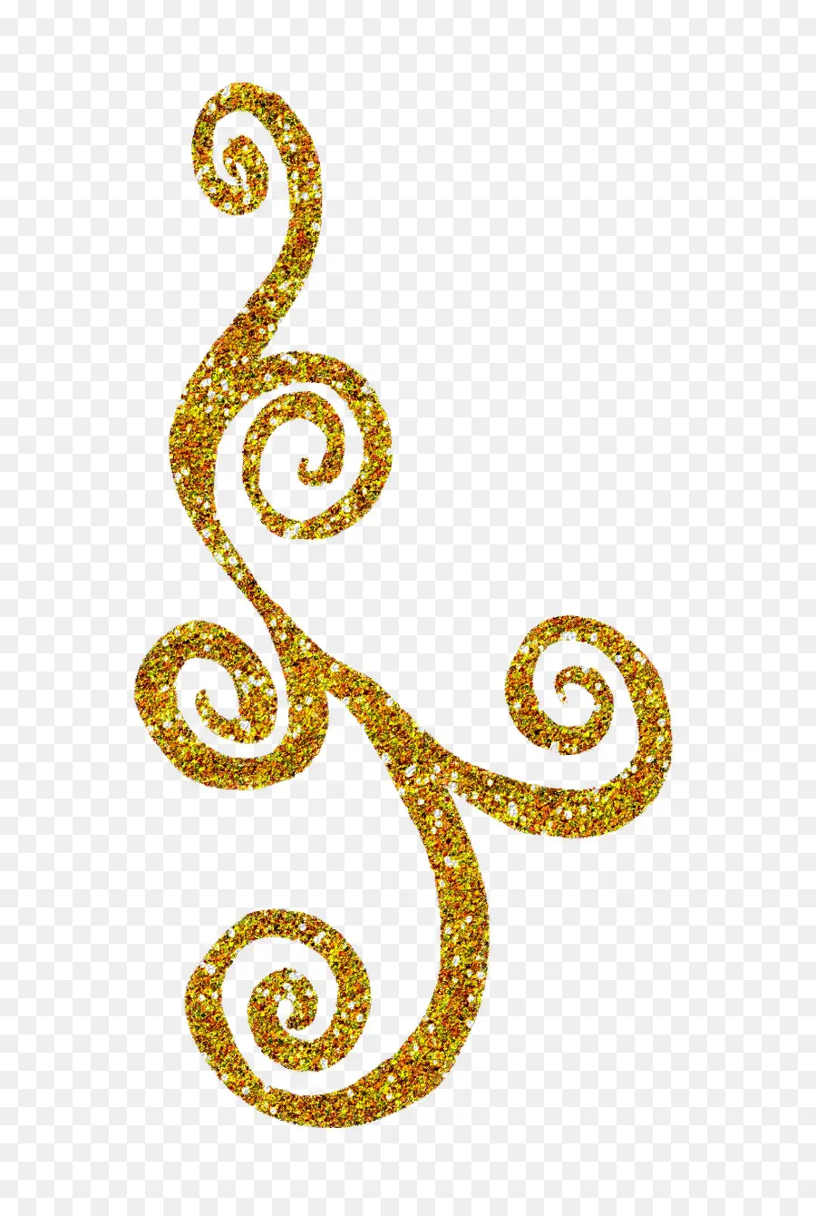 Remolino Dorado，Decoración PNG