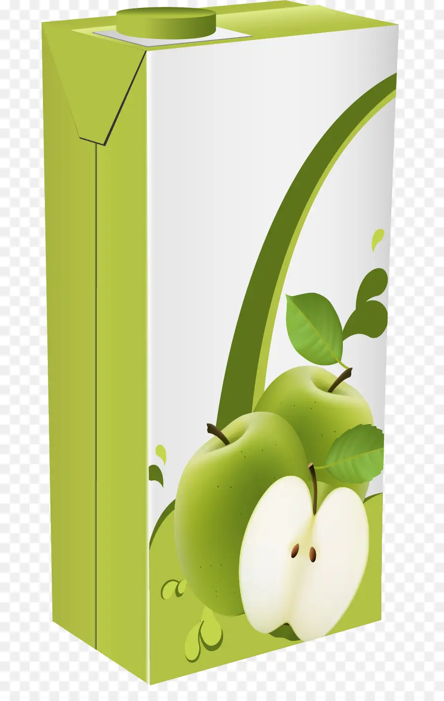 Caja De Jugo，Manzana PNG