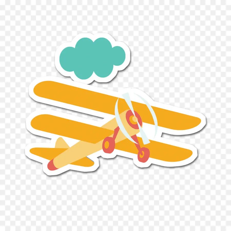 Avion Amarillo，Nube PNG