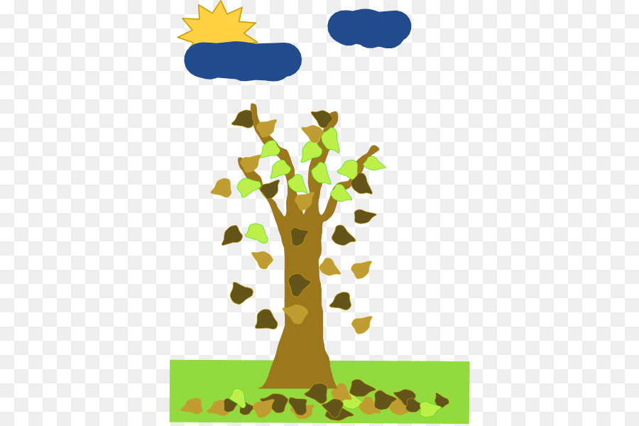 Otoño，árbol PNG