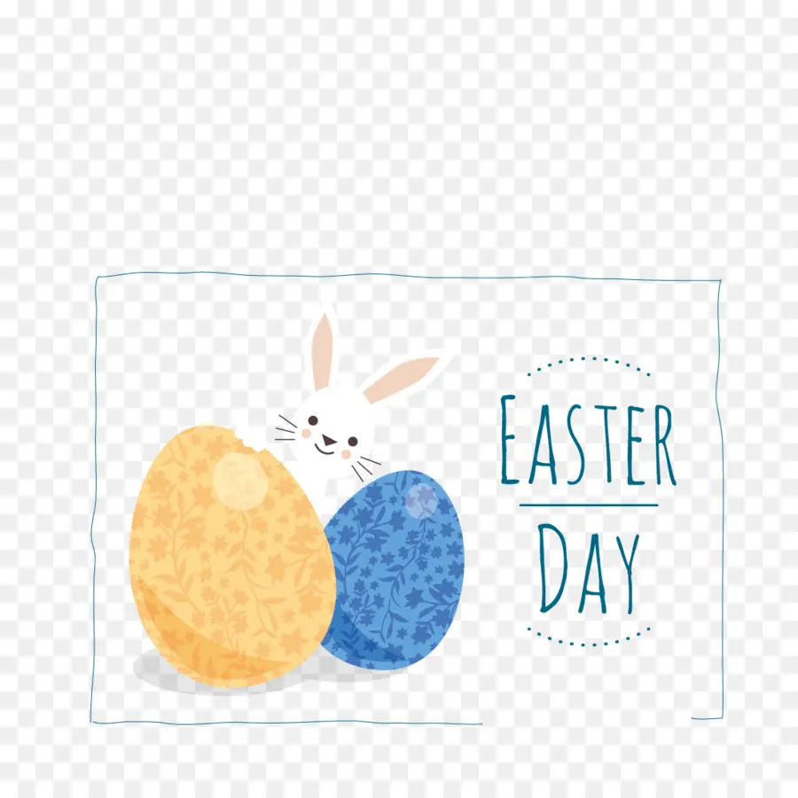 Huevos De Pascua，Conejito PNG