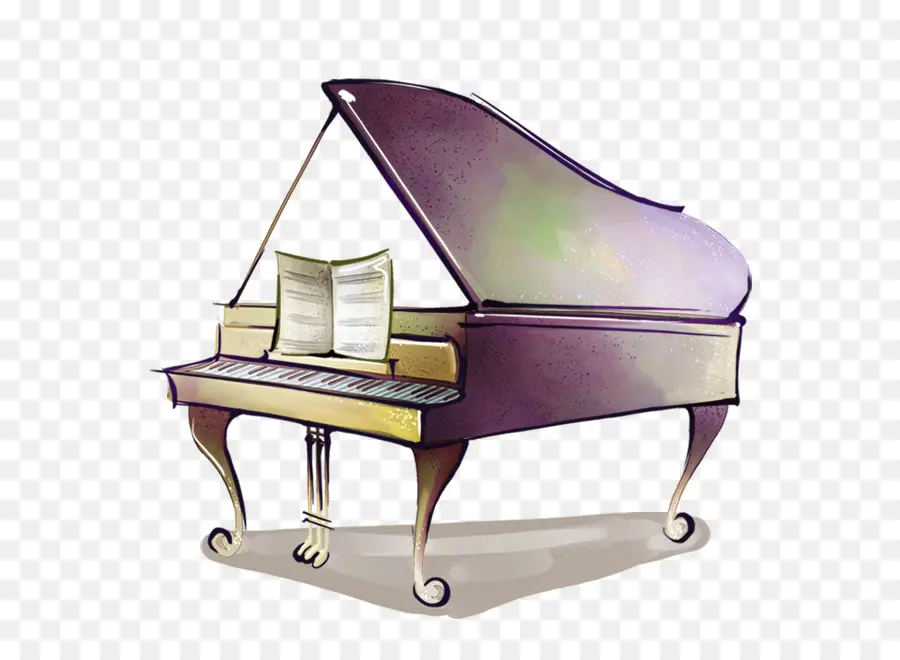 Piano，Púrpura PNG