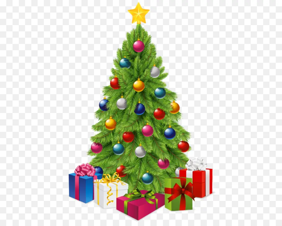 Árbol De Navidad，Estrella PNG