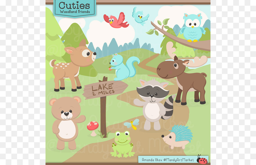 Animales Del Bosque，Bosque PNG