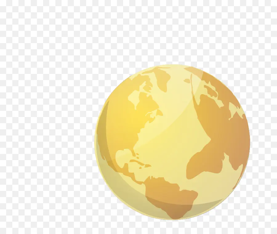 La Tierra，Planeta Amarillo PNG