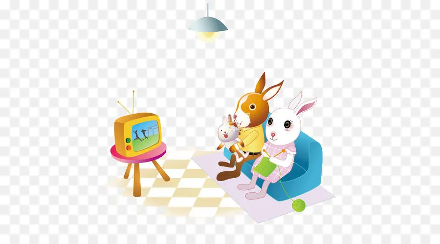 La Televisión，Conejo PNG
