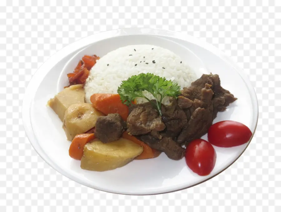 Plato De Arroz Y Carne，Arroz PNG