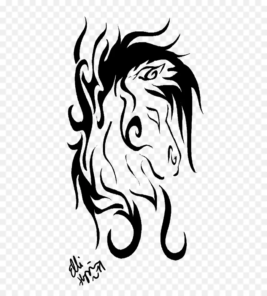 Tatuaje De Caballo，Caballo PNG