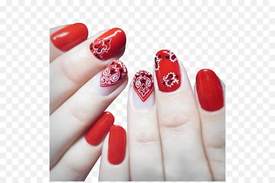 Uñas，Rojo PNG