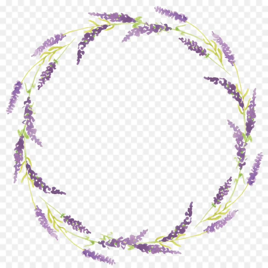 Corona De Lavanda，Flores PNG