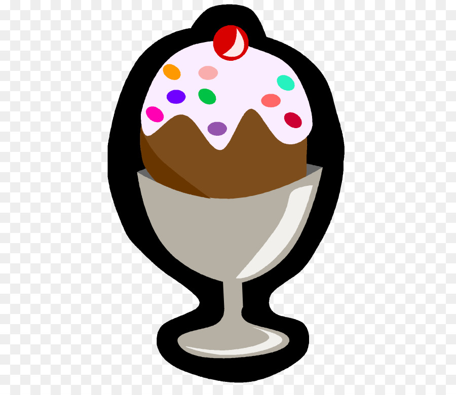 Helado，Sundae PNG