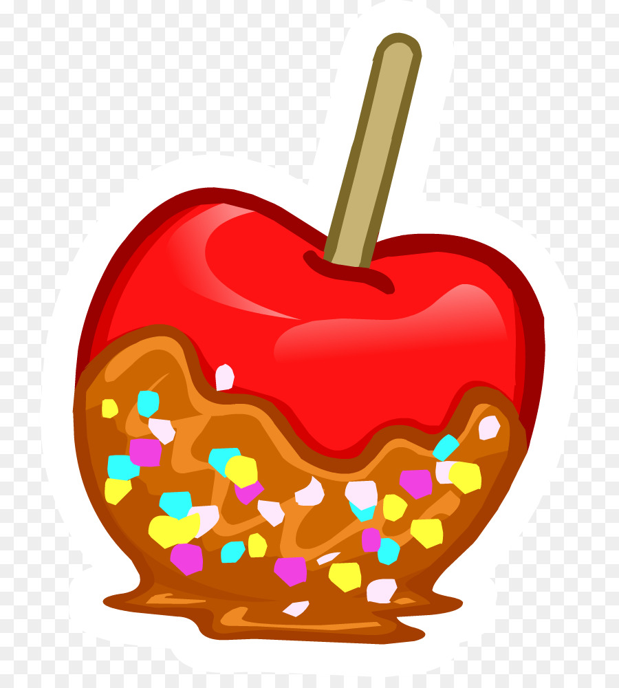 Manzana De Caramelo，Dulce PNG