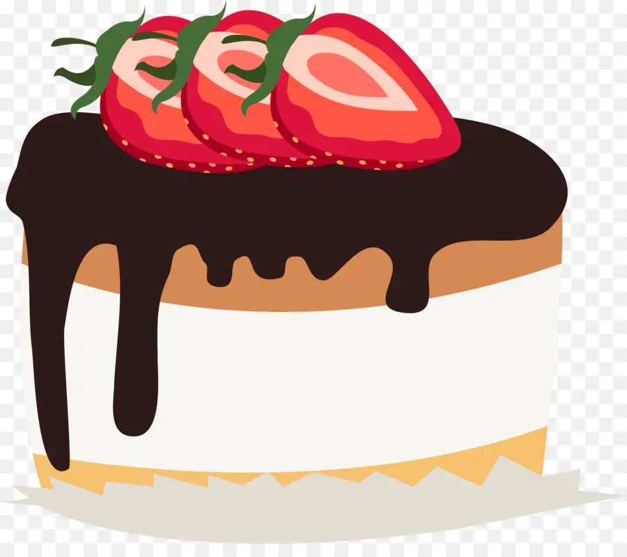 Pastel De Fresa，Postre PNG