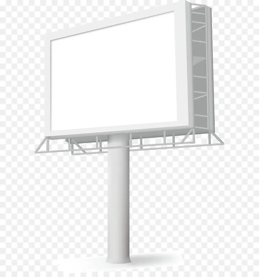 Cartelera En Blanco，Publicidad PNG