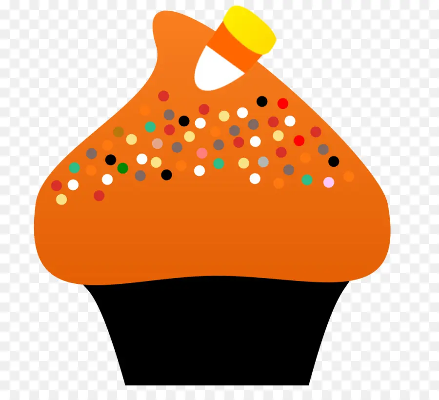 Cupcake，Pastel De Halloween PNG