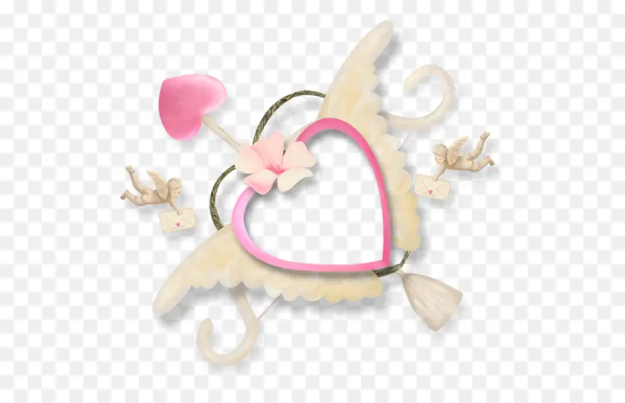 Corazón，Cupido PNG