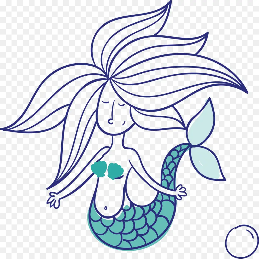Sirena，De Cuento De Hadas PNG