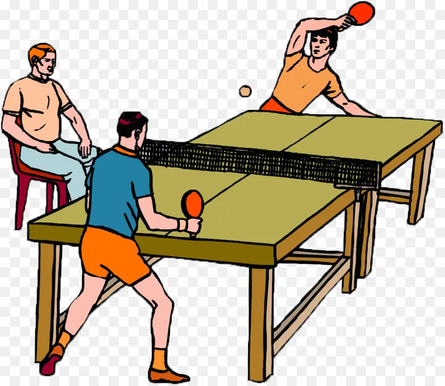 Tenis De Mesa，Juego De Pelota PNG