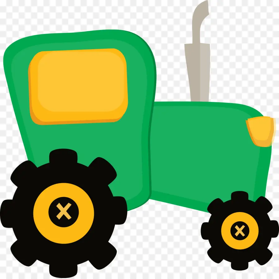 Tractor Verde，Vehículo PNG