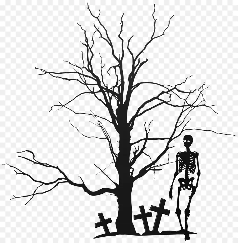 árbol De Halloween，Halloween PNG