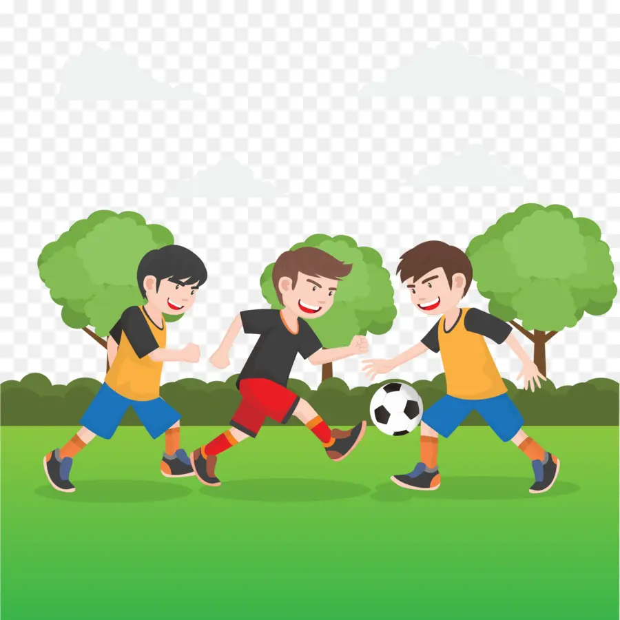Fútbol，De Dibujos Animados PNG