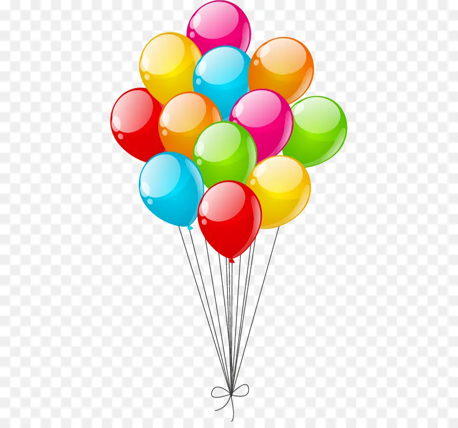 Globos Coloridos，Rojo PNG