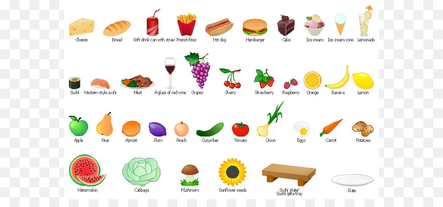 Artículos De Comida，Variedad PNG