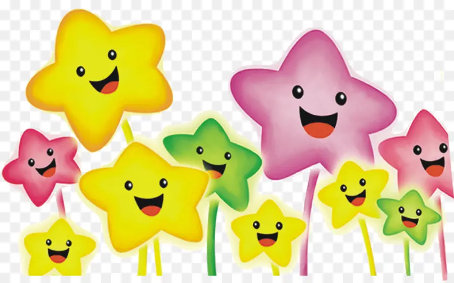 Estrellas，Sonriente PNG