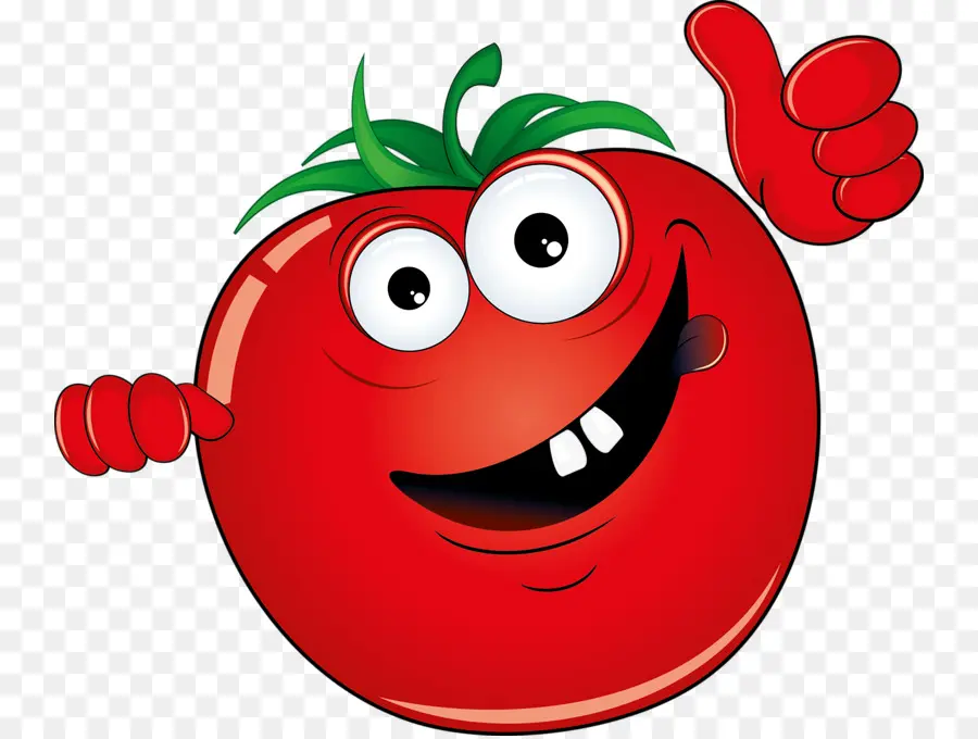 Tomate Sonriente，Dibujos Animados PNG