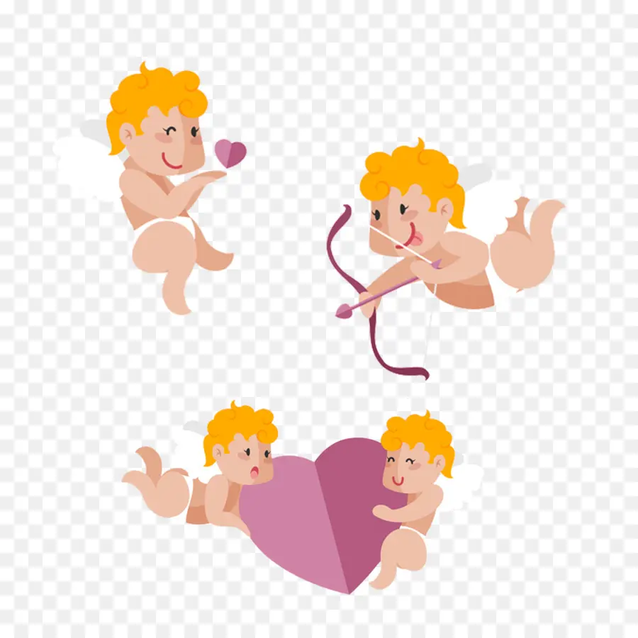 Cupidos，Copas PNG