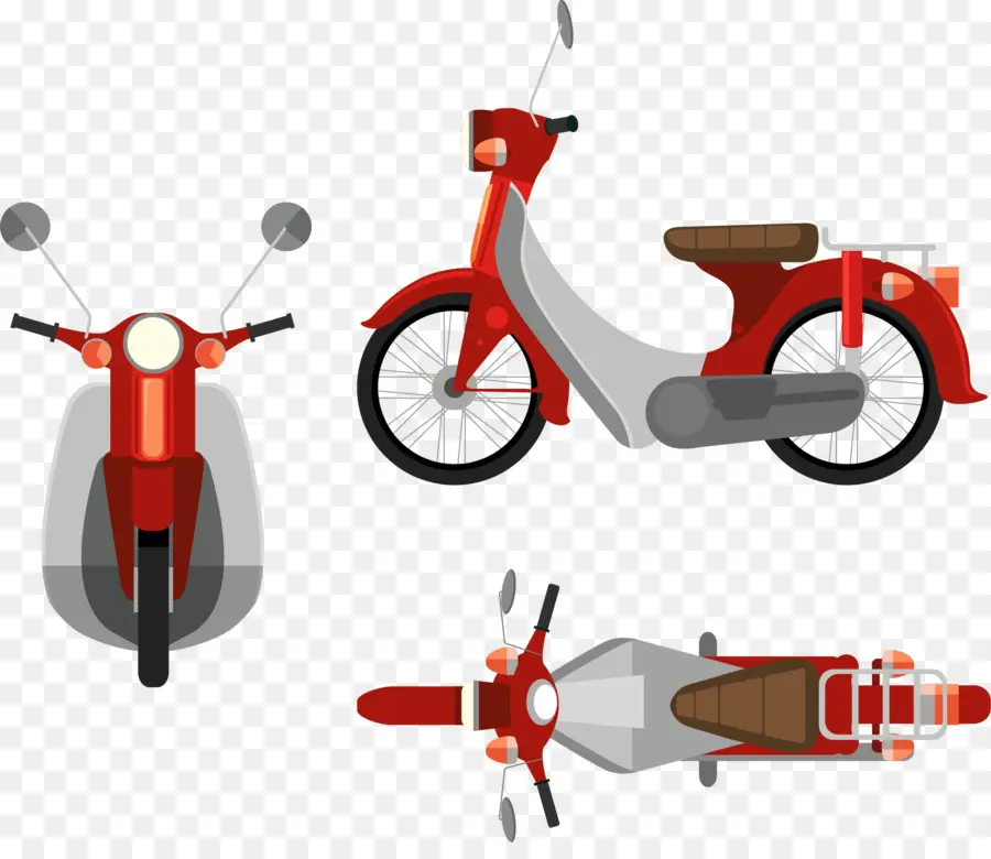 Vespa Roja，Moto PNG