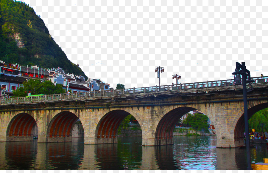 Zhenyuan Ciudad Antigua，Puente PNG