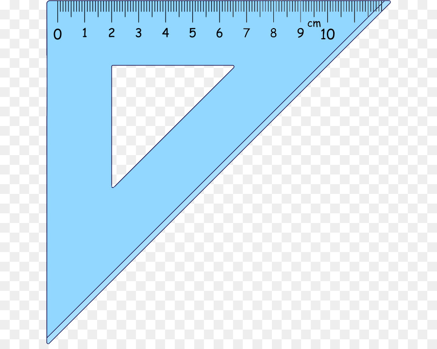 Regla Triangular，Medición PNG