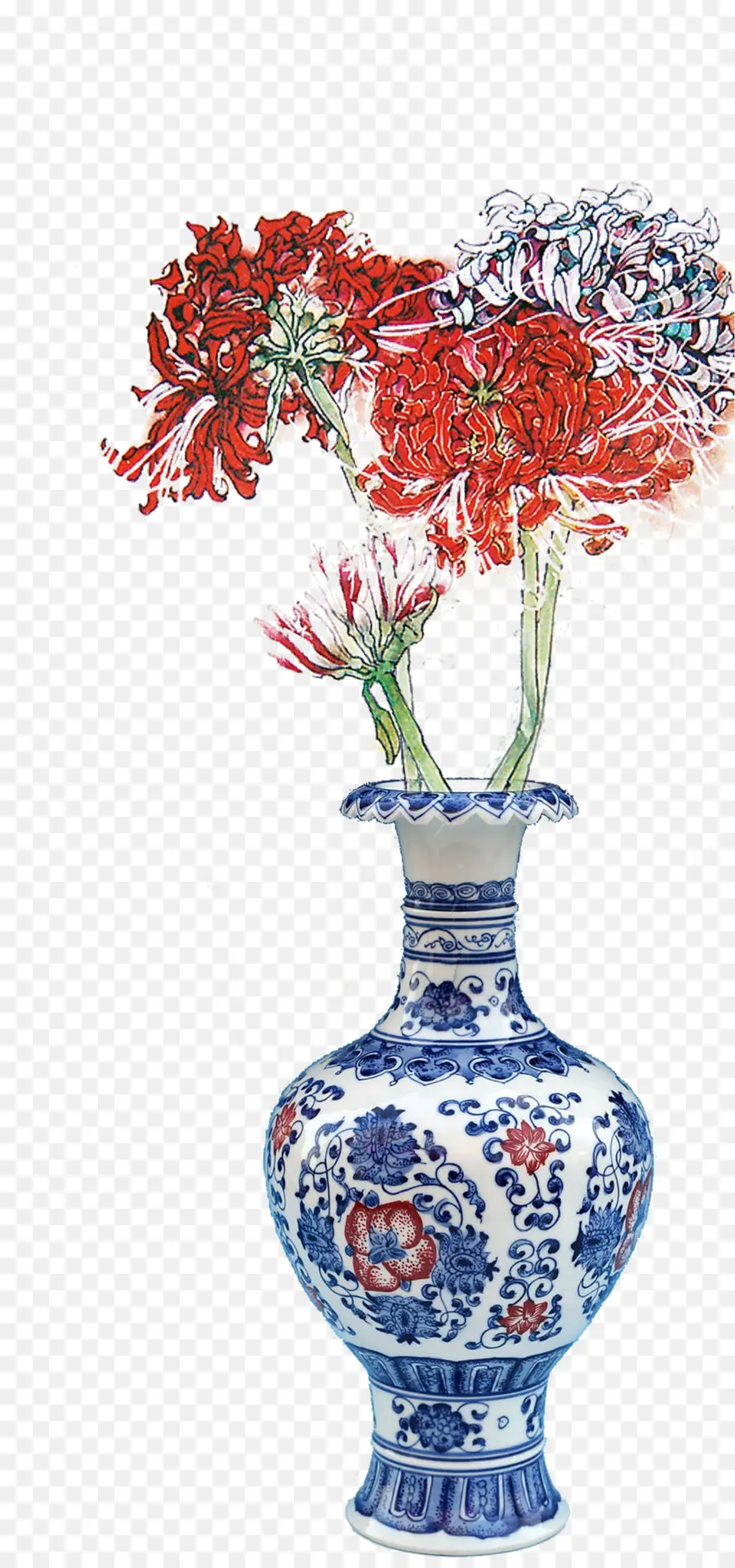 Jingdezhen，Florero PNG