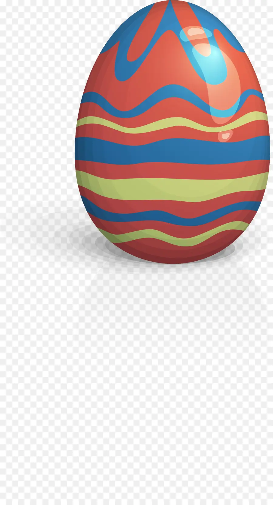 El Conejito De Pascua，Rojo Huevo De Pascua PNG