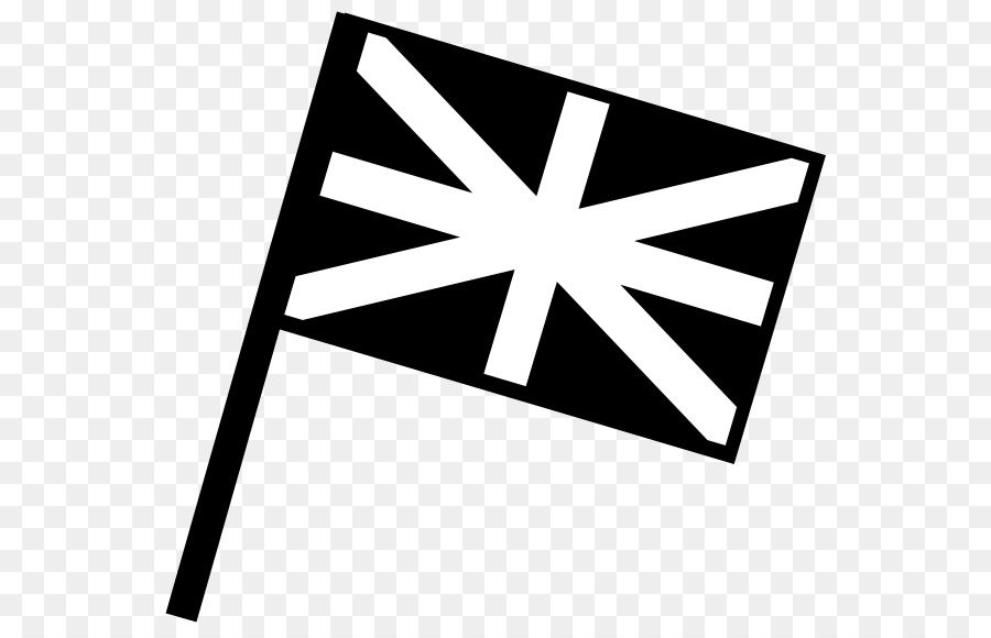 Bandera En Blanco Y Negro，Símbolo PNG