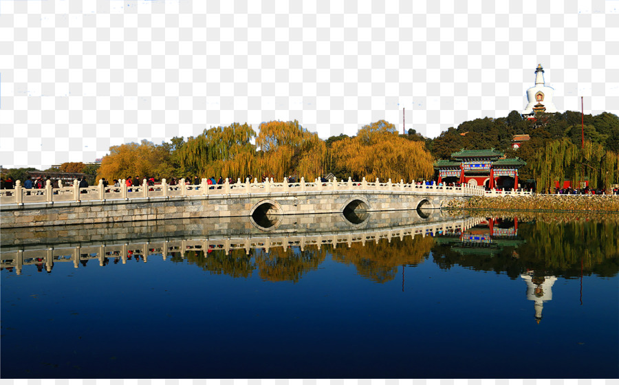 El Parque De Beihai，Del Parque Jingshan PNG