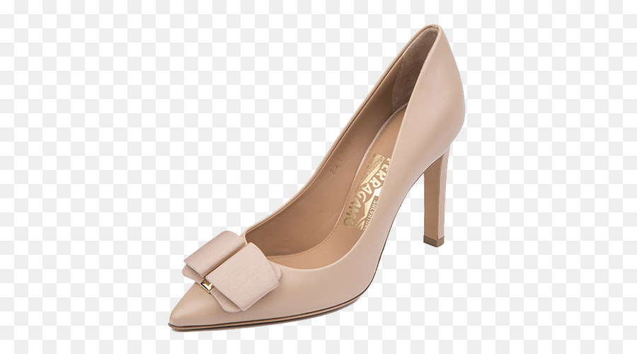 Zapato De Tacón Alto，Beige PNG