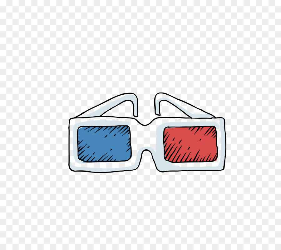 Gafas 3d，Cine PNG