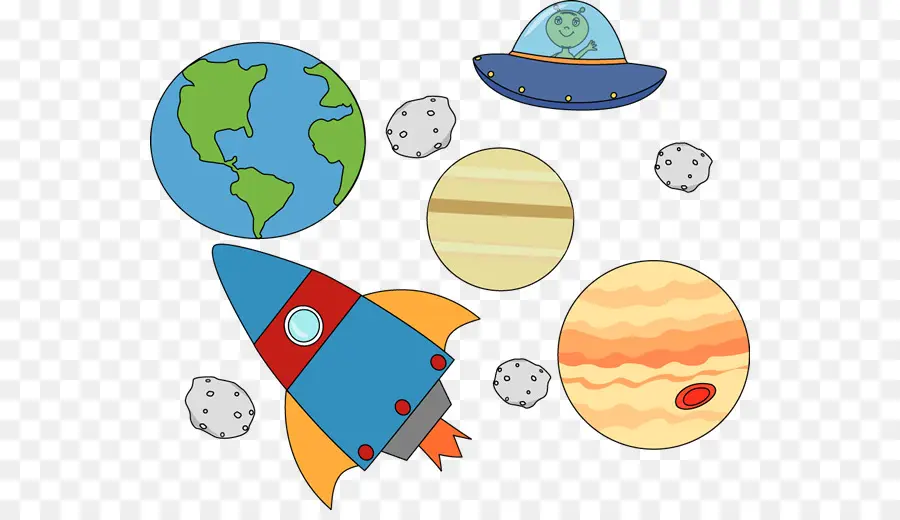 Objetos Espaciales，Planetas PNG