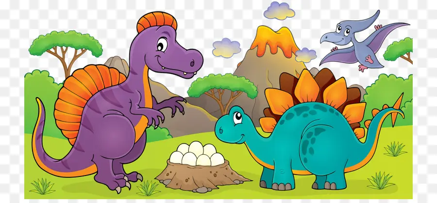 Dinosaurios，Dibujos Animados PNG