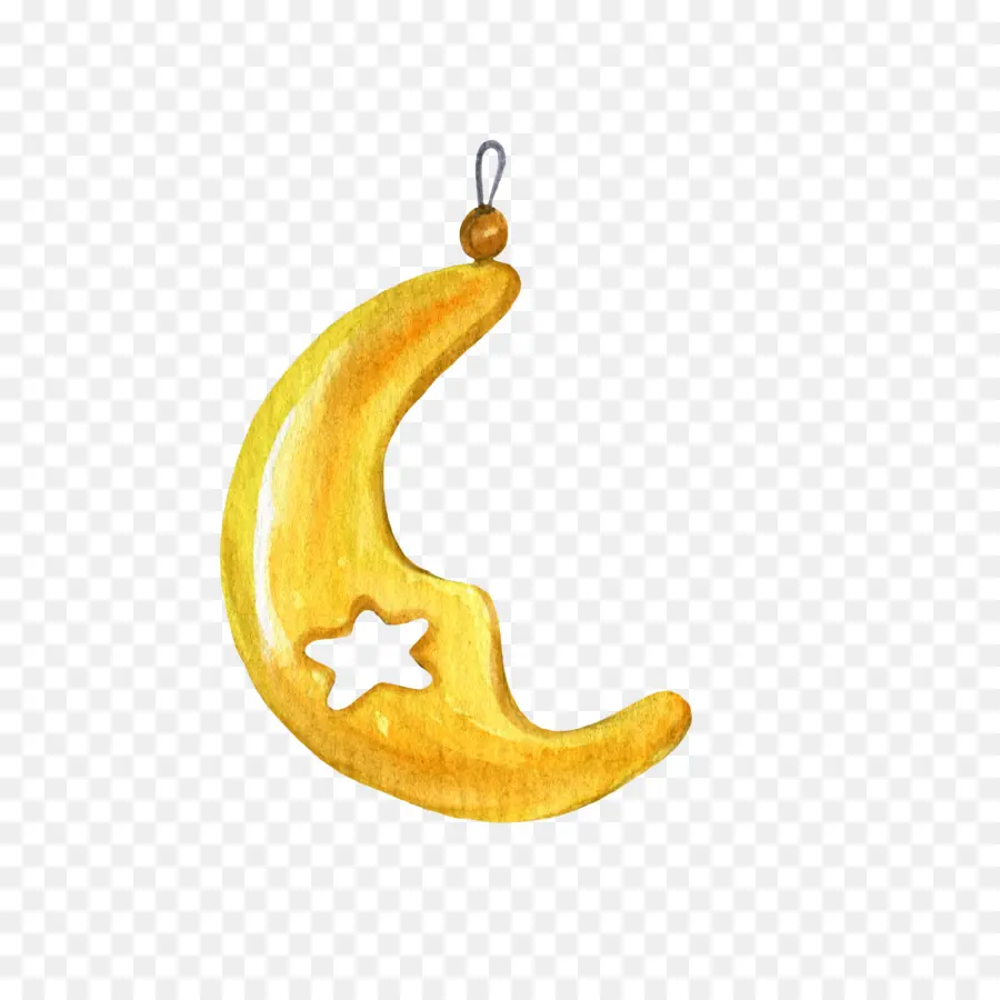 Luna Creciente，Estrella PNG