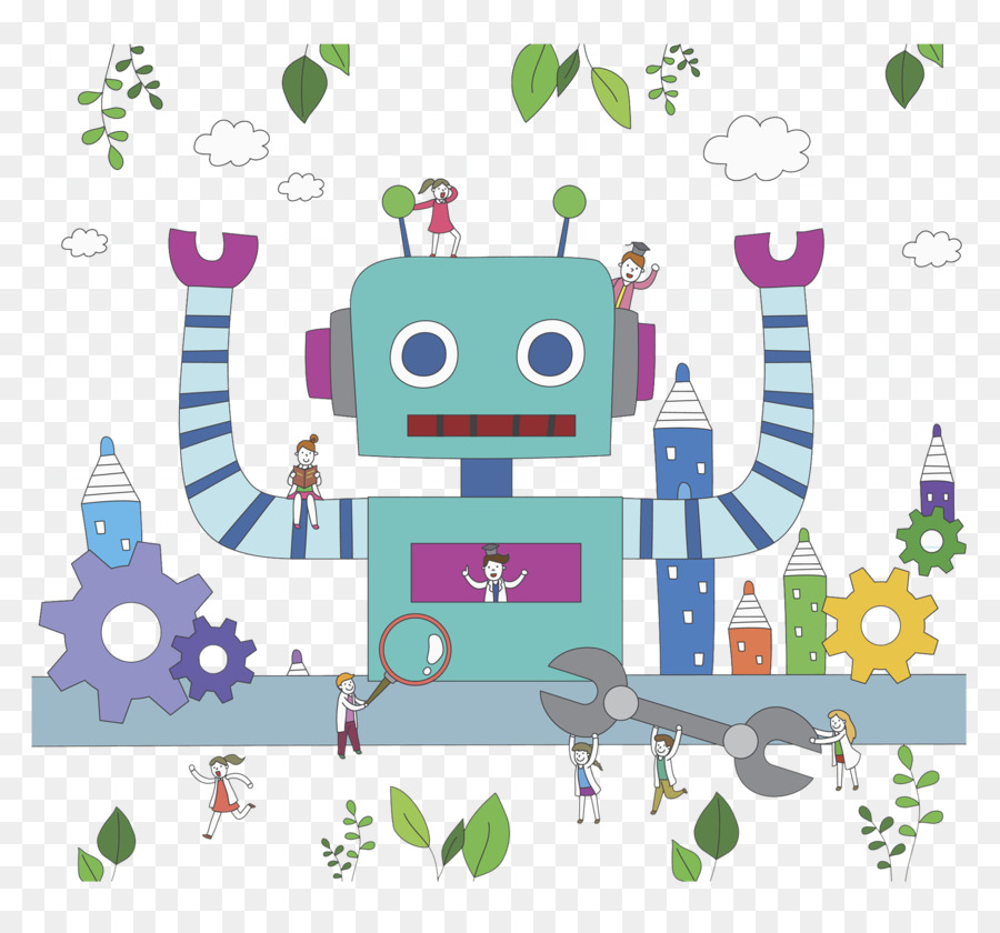 Robot，Engranajes PNG