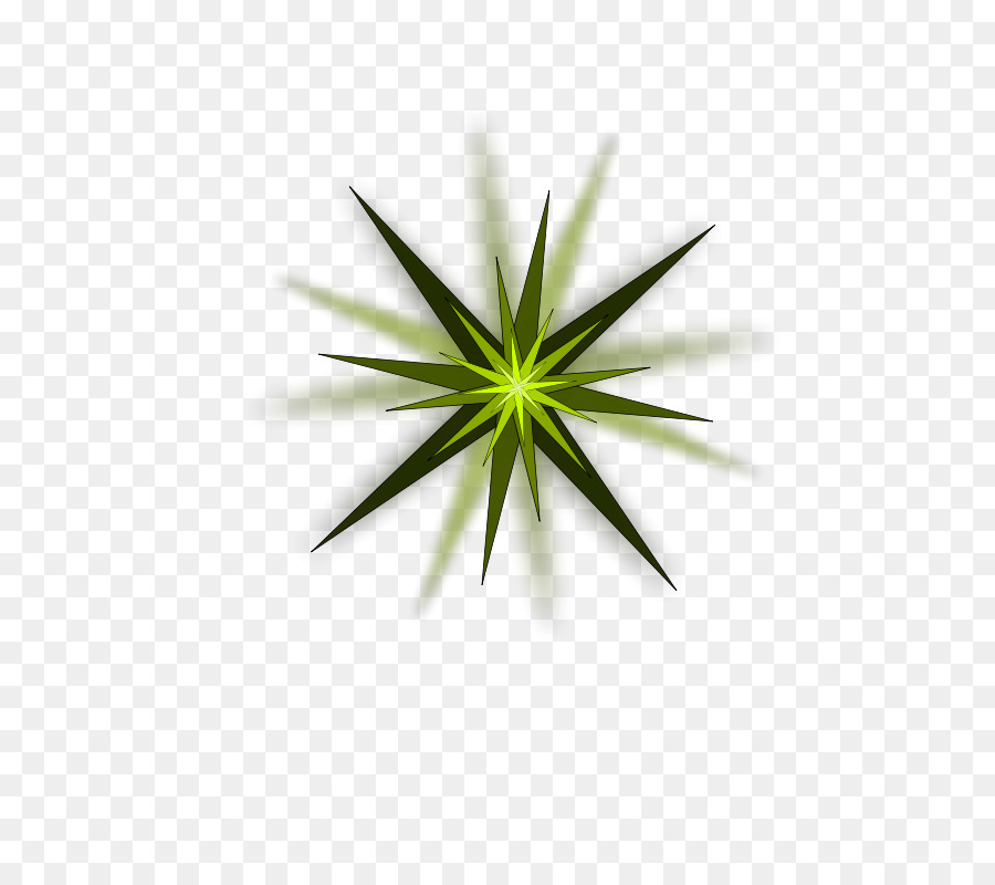 Estrella Verde，Brillo PNG