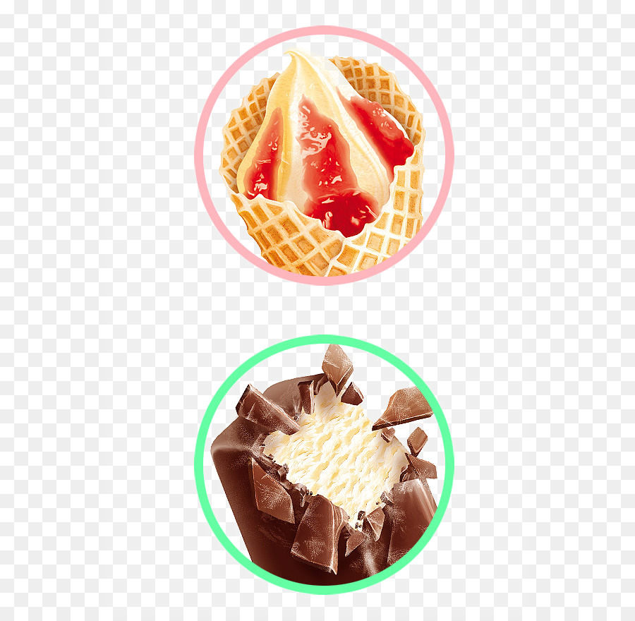 Helado，Waffle Belga PNG