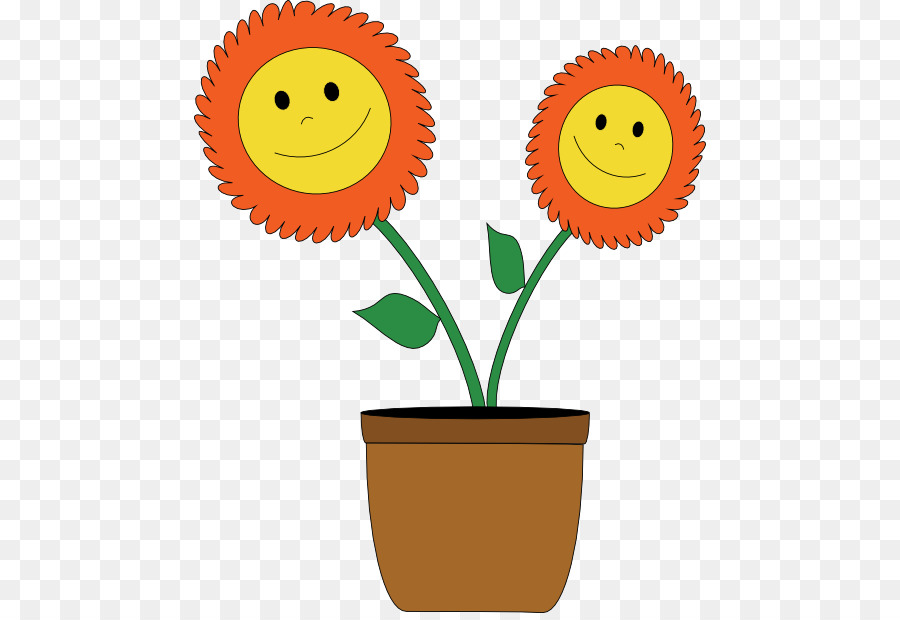 Sonriente，Girasol Común PNG