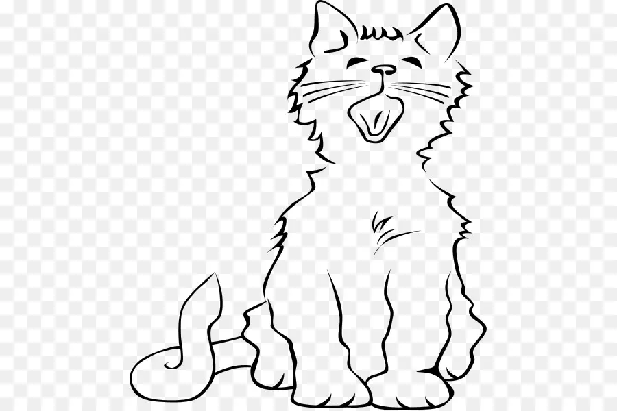 Gato De Dibujos Animados，Animal PNG