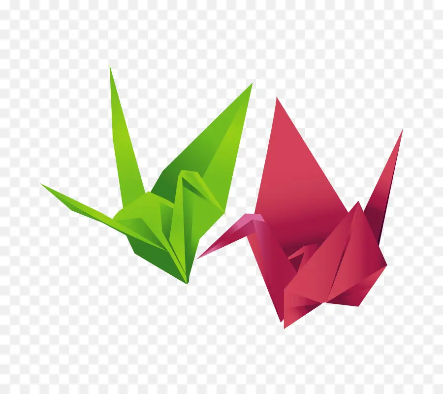 Grullas De Origami，Papel PNG